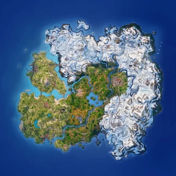 The current fortnite map